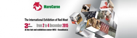 2-4 Aralık 2015 Marocarne Fas kırmızı et hayvancılık ve ekipman fuarı Türkiye tanıtımı Strateko ile...